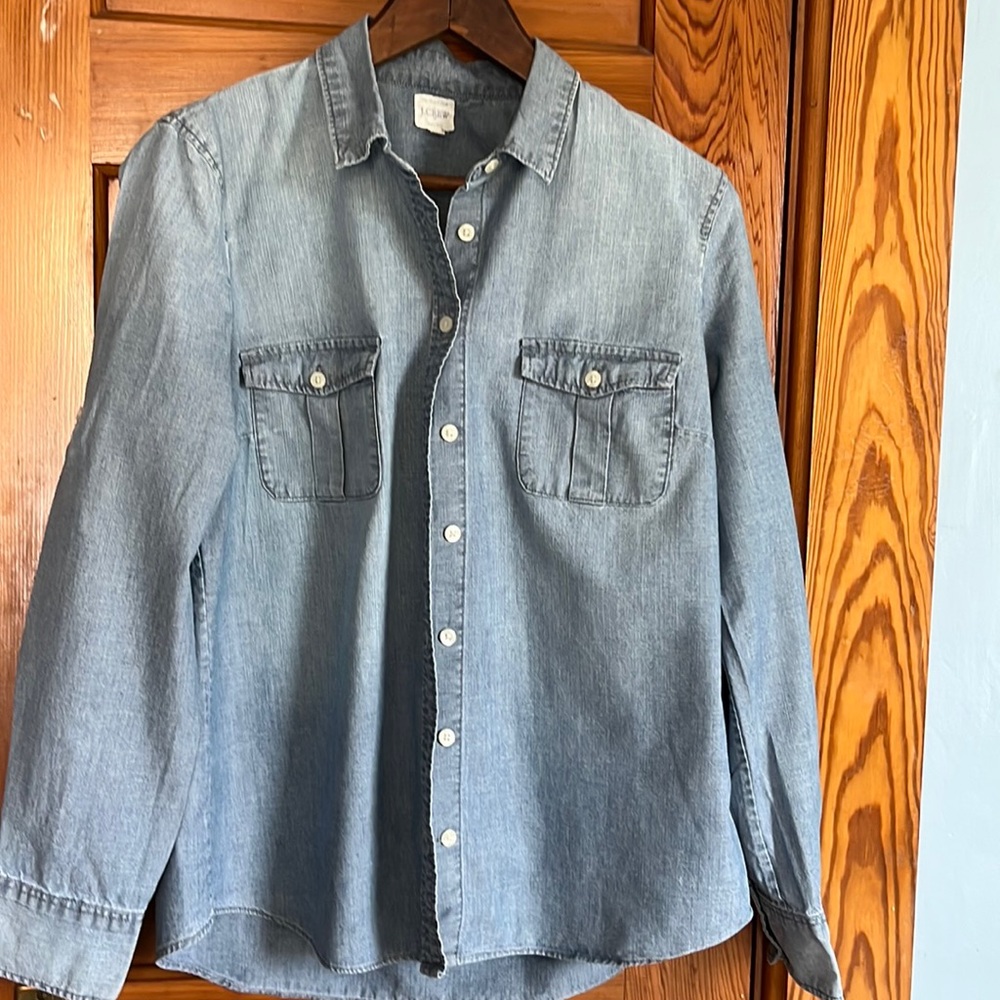 J. Crew Denim Shirt Medium